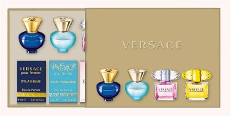 versace gifts & sets womens mini set x 4|versace aftershave gift.